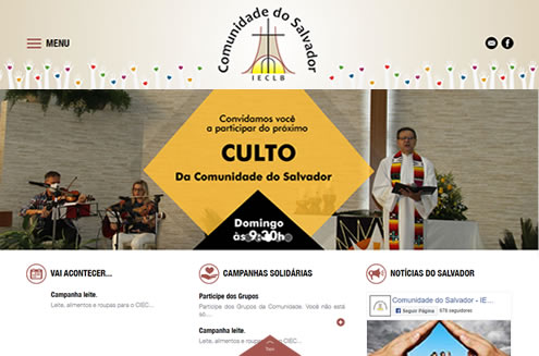 Imagem do site da Comunidade do Salvador