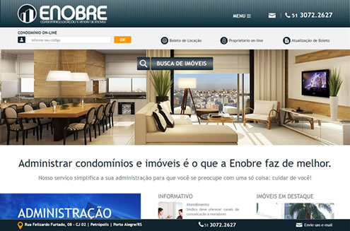 Imagem do site da Enobre